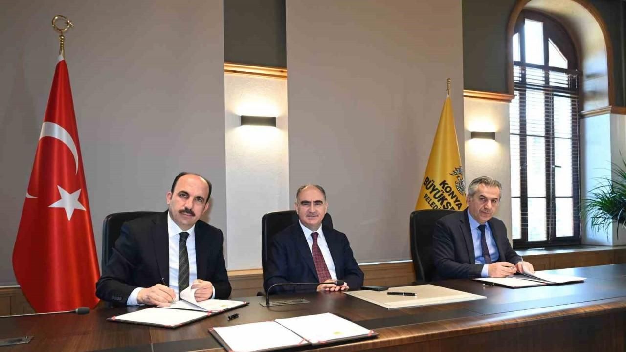 Konya Büyükşehir ve milli eğitim müdürlüğü arasında iş birliği protokolü imzalandı