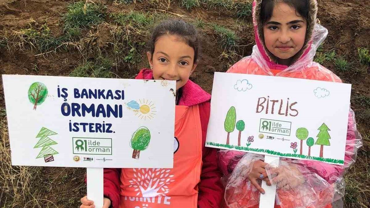 ‘81 İlde 81 Orman’ projesi Bitlis’te