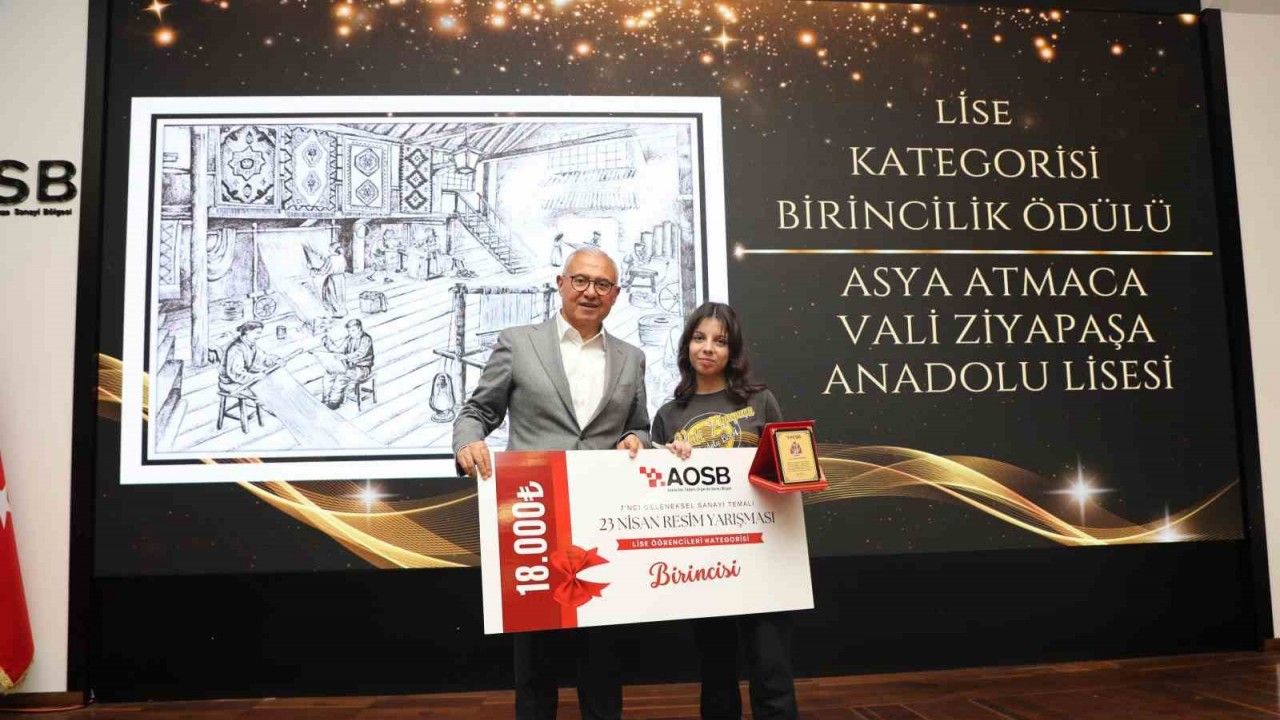 AOSB’nin geleneksel resim yarışmasında ödüller sahiplerini buldu