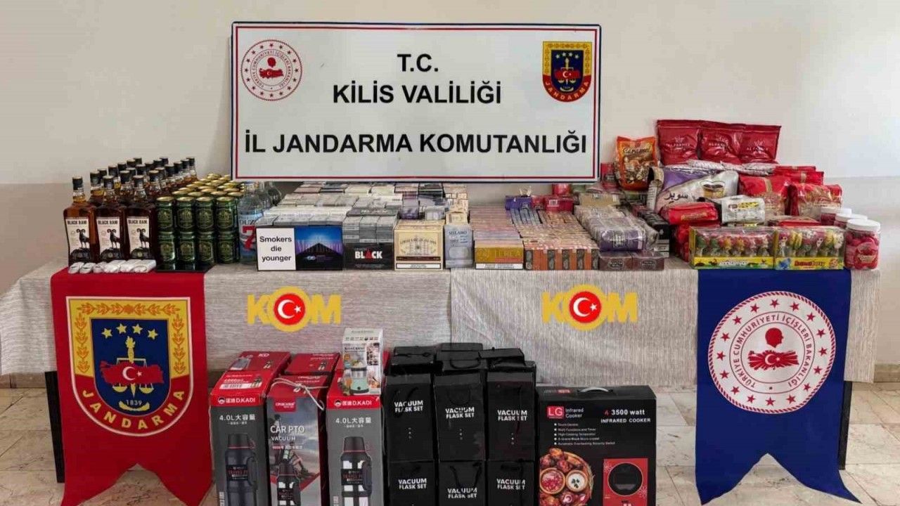 Kilis’te uyuşturucu ve kaçakçılık operasyonu