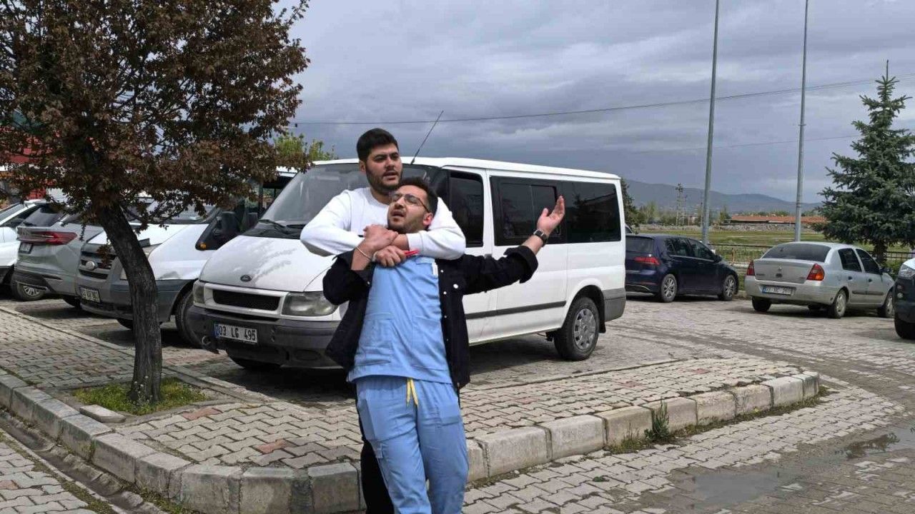 Tatbikattaki rehin alma sahnesini görenler gerçek sandı