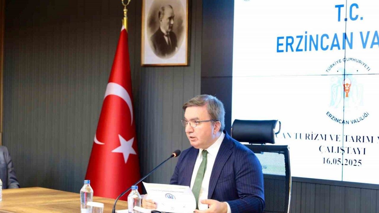 Erzincan’da Turizm ve Tarım Master Planı Çalıştayı düzenlendi