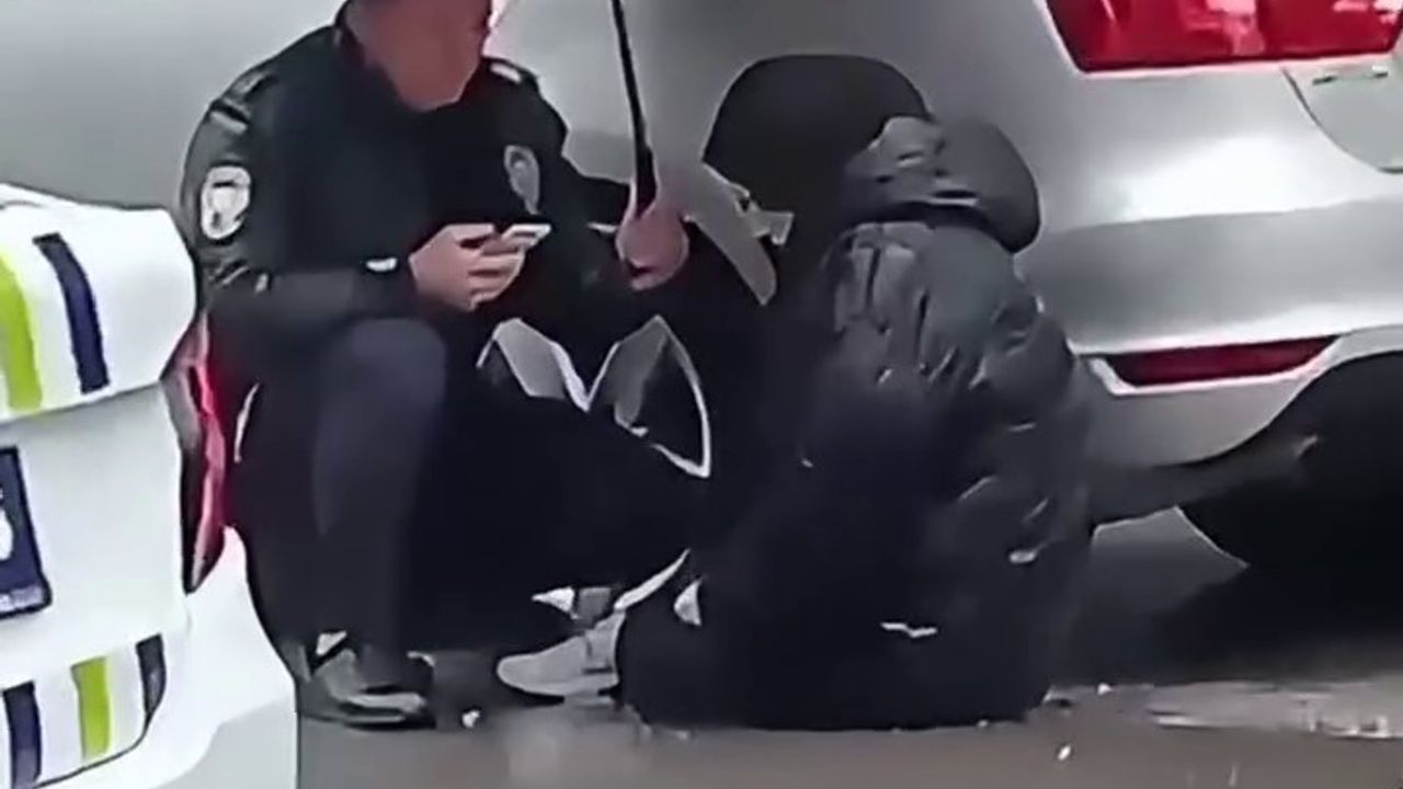 Polisten yürek ısıtan davranış