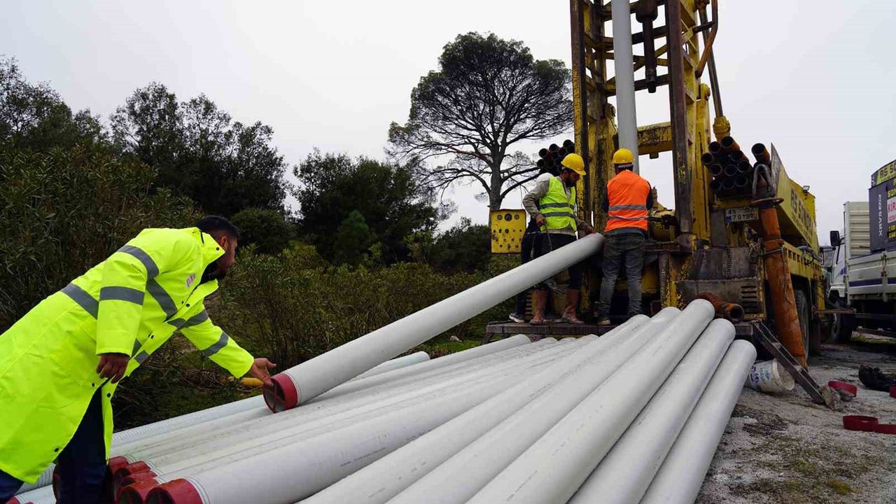 MUSKİ'den Yatağan Gökgedik Mahallesi'ne yeni sondaj kuyusu