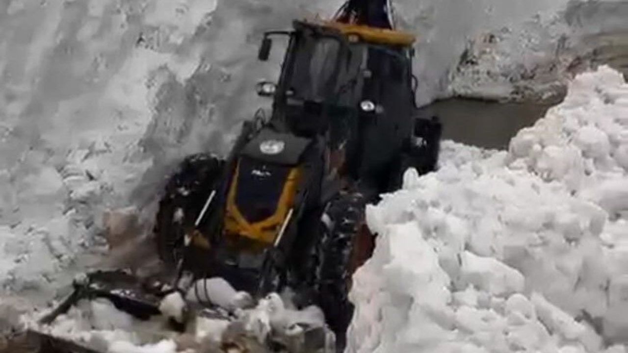 Bitlis'te çığ ve heyelan meydana geldi