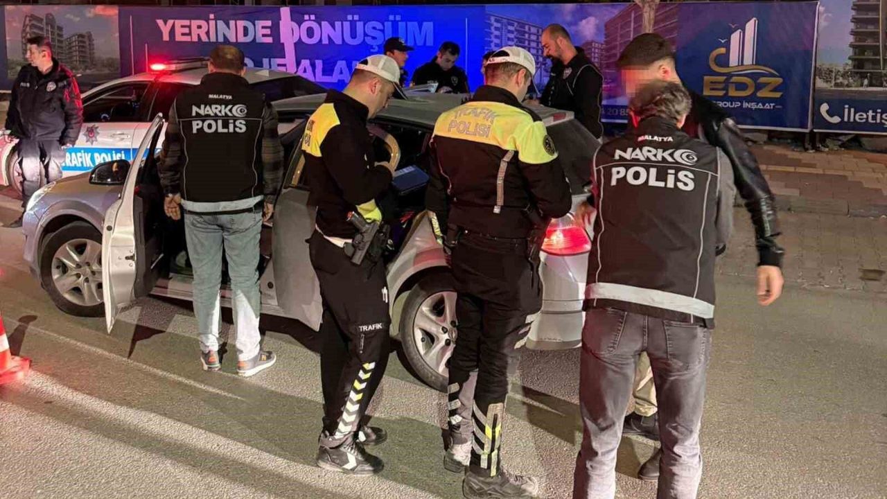 Malatya'da polisten sıkı denetim