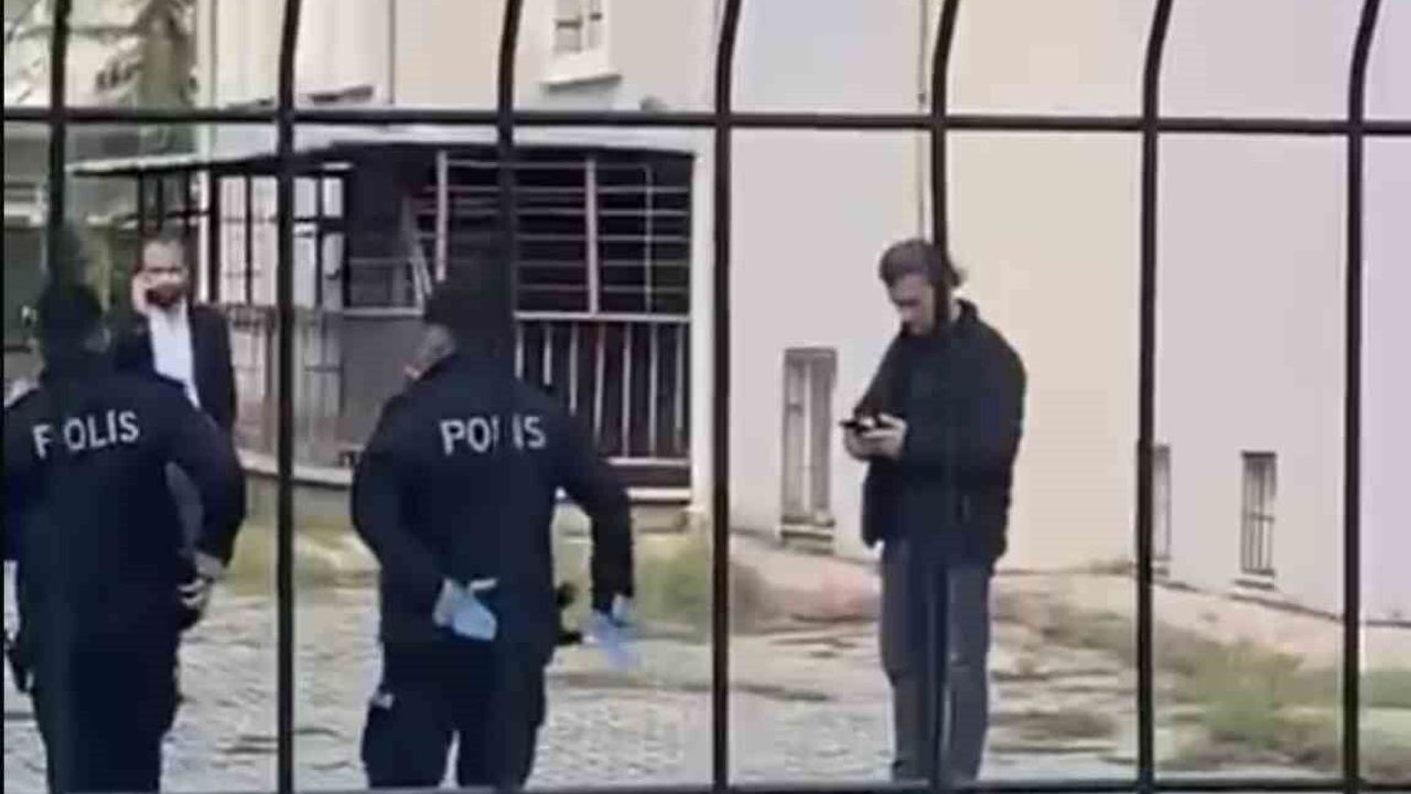 Polisten kaçan şahıs, tabancasını okul bahçesine attı