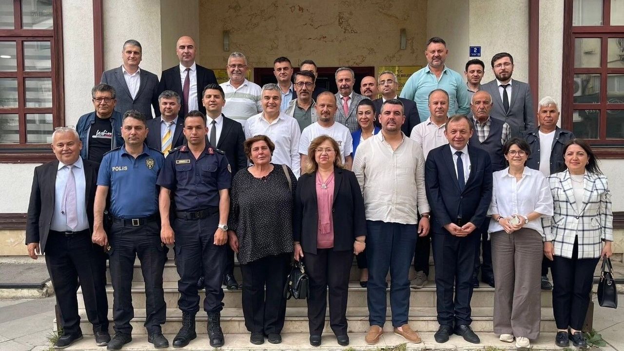 Germencik'te protokol ve vatandaşlar bayramlaşma programında buluştu