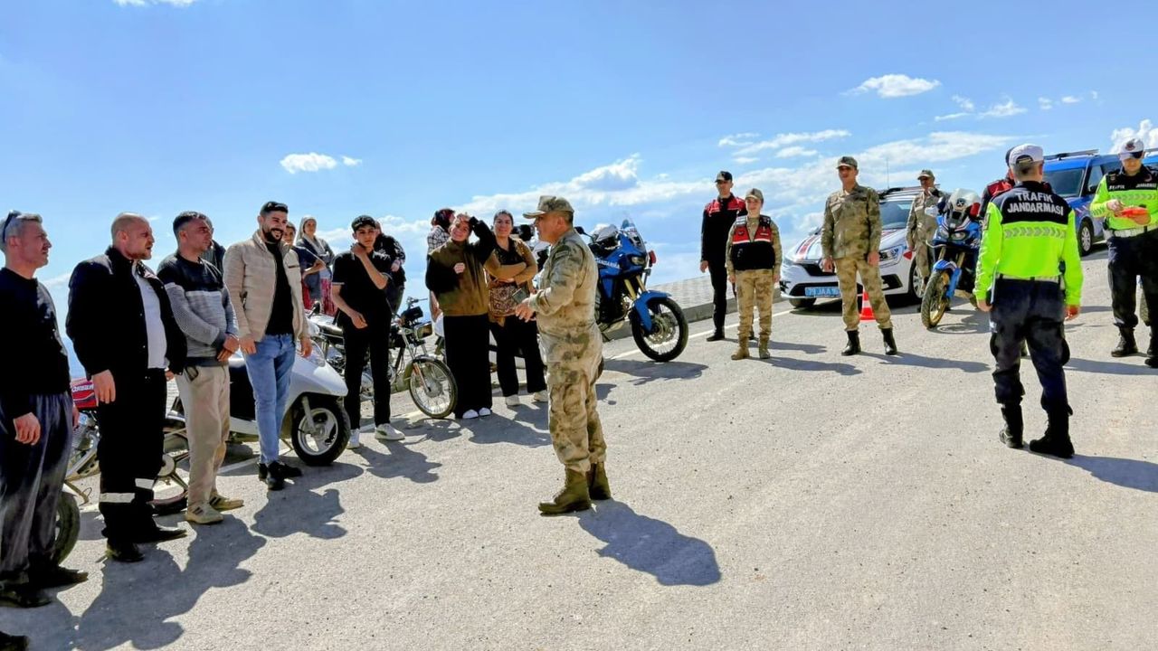 Kilis'te jandarmadan trafik farkındalığı eğitimi