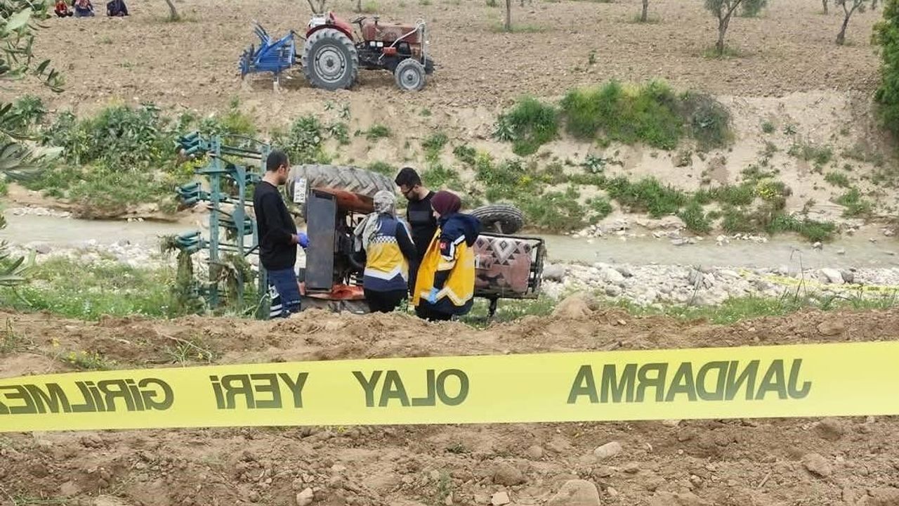 Kilis'te traktör kazası: 1 ölü