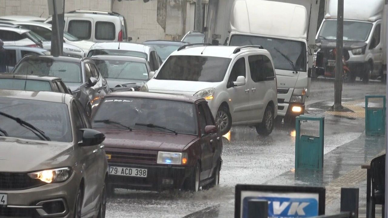 Kilis'te yağış etkili oldu