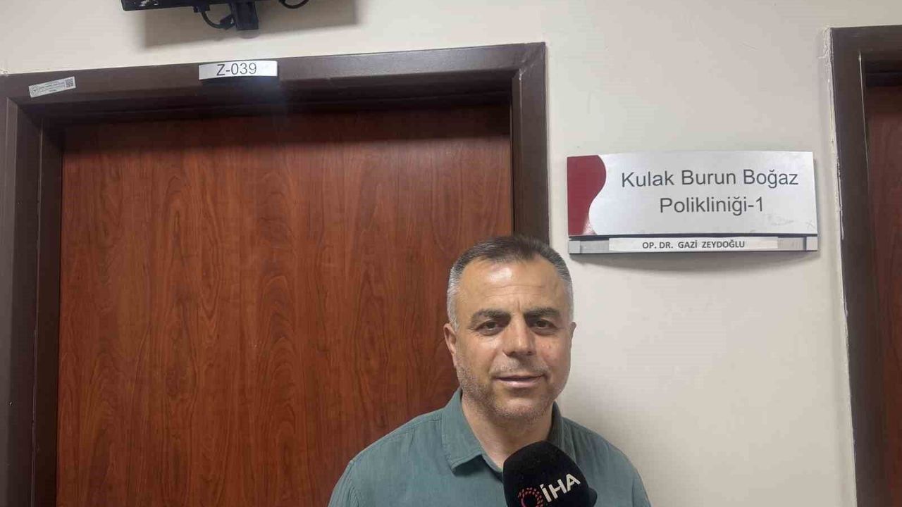 8 yıllık kulak ağrısı ve basınç şikayeti Kurtalan'da son bul