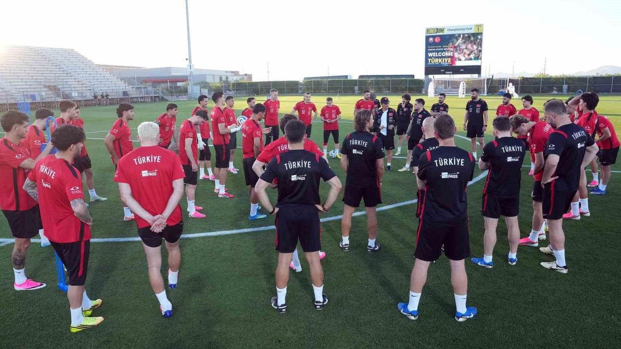 A Milli Futbol Takımı, Arizona'daki son çalışmasını yaptı