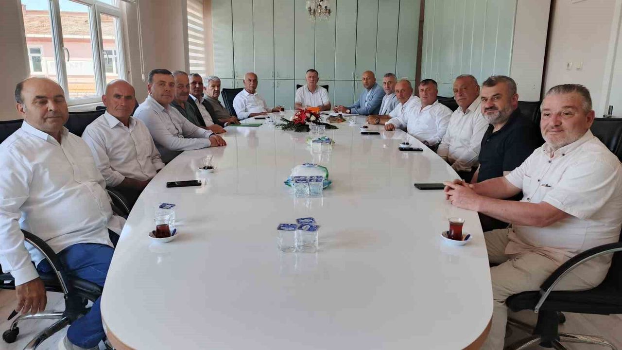 Bafra'da ziraat odası başkanlarından buğday ve arpa fiyatı a
