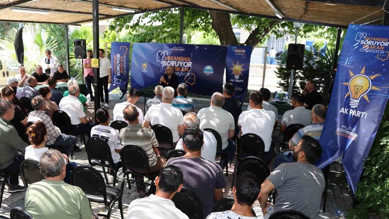 Başkan Arıkan, vatandaşların sorularını yanıtladı