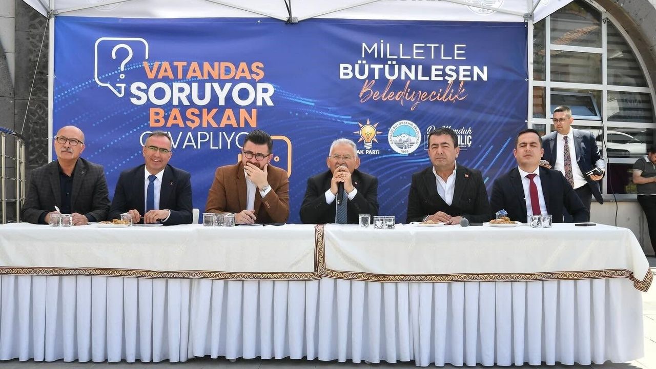 Başkan Büyükkılıç'tan Bünyanlılara: 'Emrinizdeyiz, hizmetini