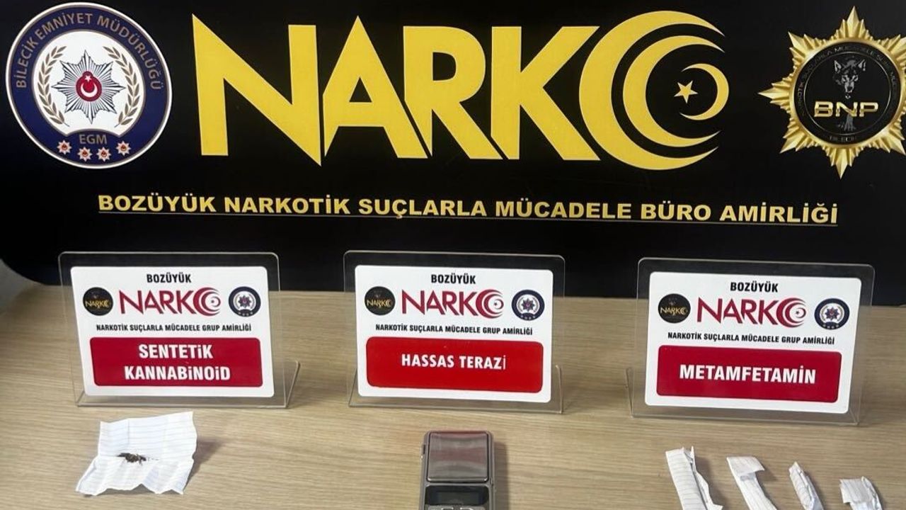 Bilecik'te uyuşturucu operasyonu