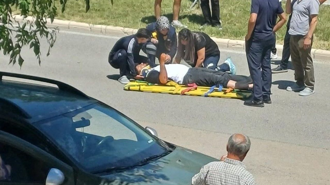 Elazığ'da motosiklet devrildi: 1 yaralı