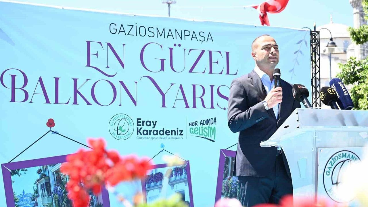 Gaziosmanpaşa'nın en güzel balkonları ödüllendirildi