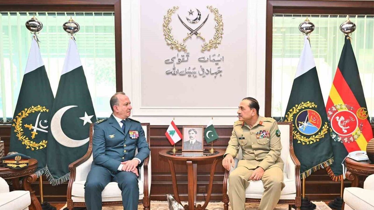 Lübnan Silahlı Kuvvetleri Komutanı Haykal, Pakistan Genelkur