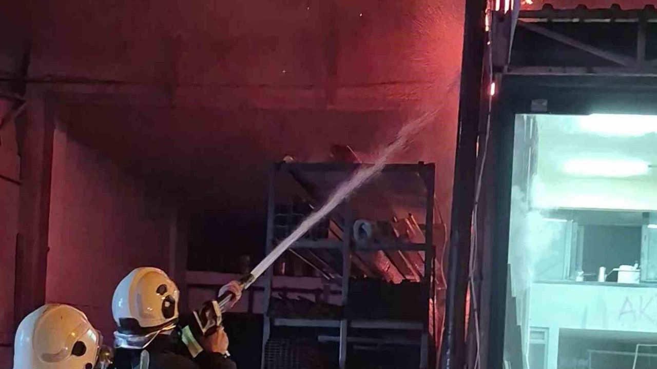 Ordu'da kaynak sırasında sıçrayan kıvılcım yangın çıkardı