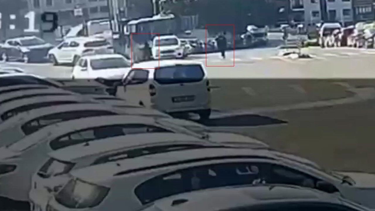 Otokoç'a yönelik silahlı saldırı anı kameraya yansıdı