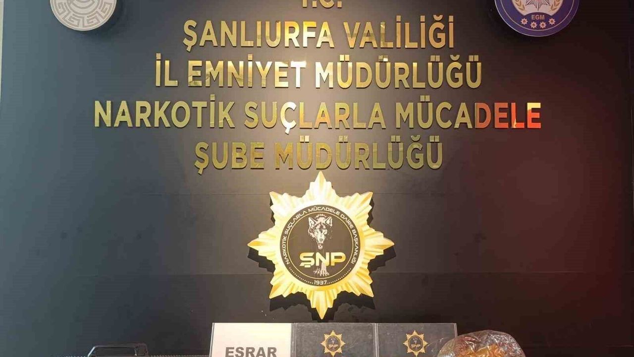 Şanlıurfa'da uyuşturucu operasyonu: 3 gözaltı