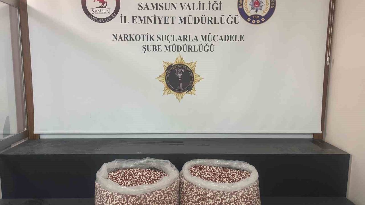 Tırın yatak bölümünde 129 bin 500 uyuşturucu hap ele geçti