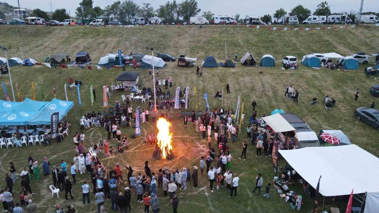 Ütük Göleti'nde doğa ve balıkçılık festivali binlerce katılı