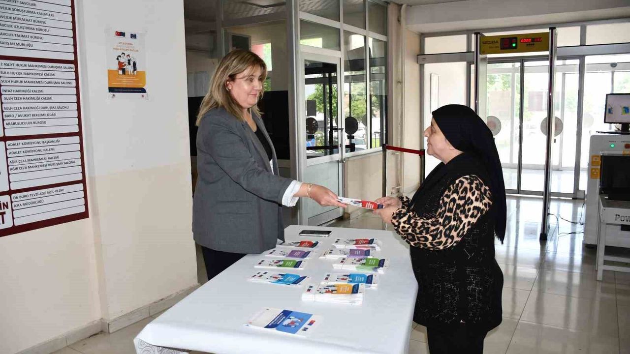 Vezirköprü'de Uzlaştırma Haftası bilgilendirmesi