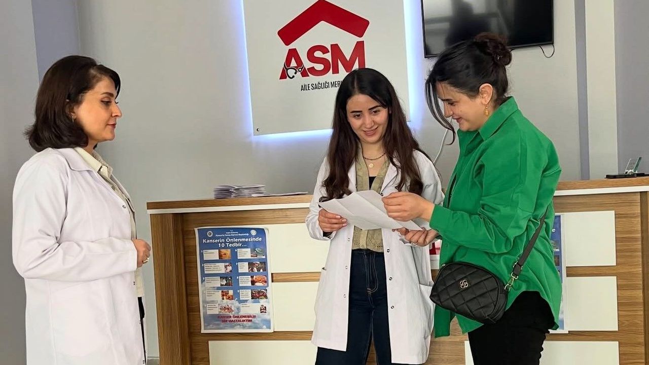 Yüksekova'da vatandaşlara yönelik cilt kanseri far