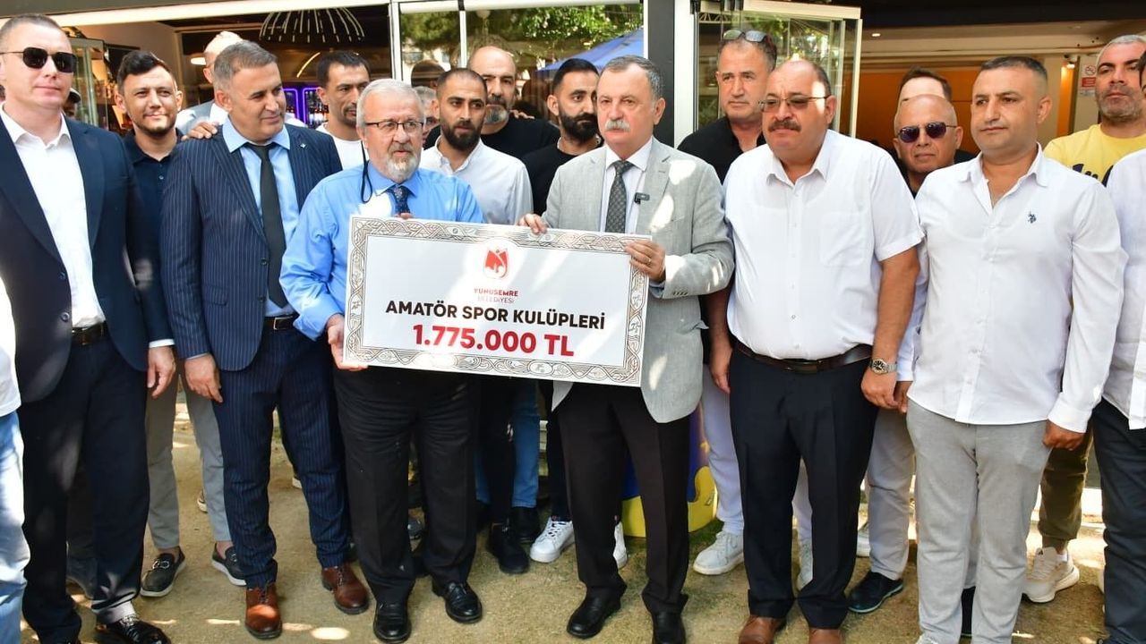 Yunusemre'den amatör spora 1 milyon 775 bin TL'lik destek