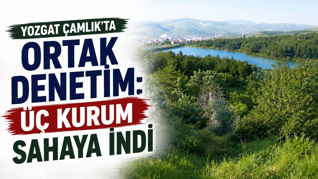 Yozgat Çamlık'ta Ortak Denetim: Üç Kurum Sahaya İndi