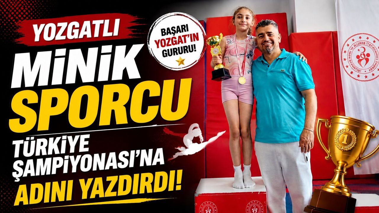 Yozgatlı Minik Sporcu Türkiye Şampiyonası'na Adını Yazdırdı