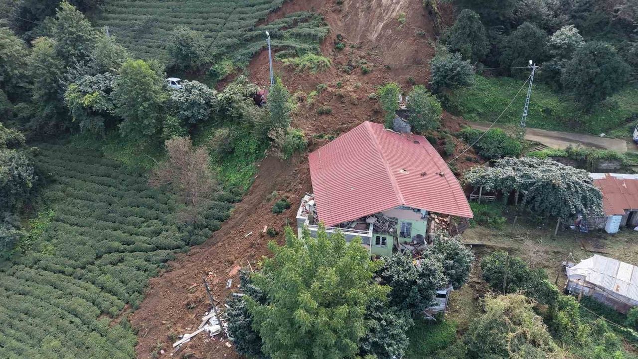 Rize'de doğal afet 1 milyar 42 milyon lira zarar bıraktı