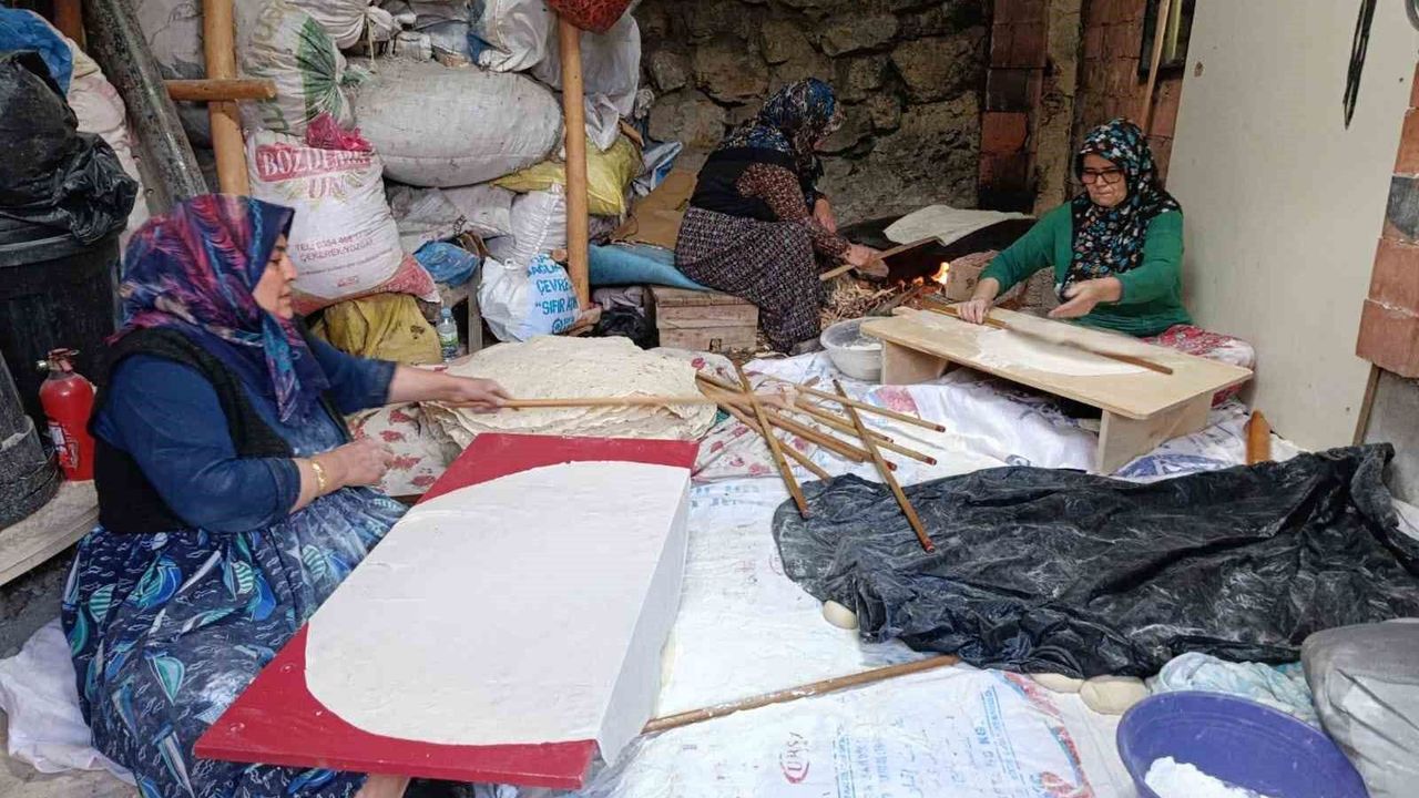 Çekerek'te Kışlık Yufka Geleneği