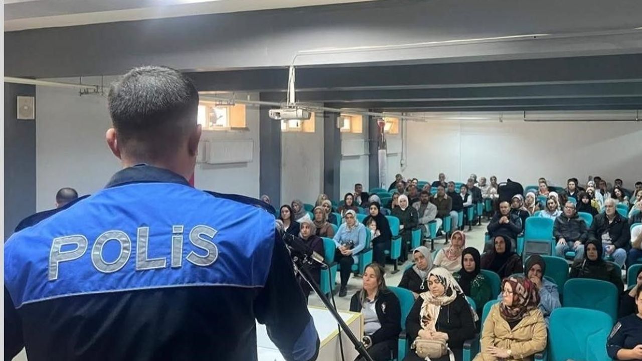 Kilis'te velilere ve öğretmenlere güvenlik bilgilendirmesi