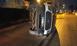 Ankara’da minibüs ile otomobilin çarpıştığı kazada 1 kişi yaralandı