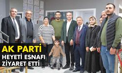 AK Parti Heyeti Esnafı Ziyaret Etti