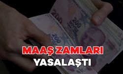 Maaş zamları yasalaştı