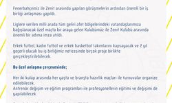 Fenerbahçe, Zenit ile 2 yıllık iş birliği anlaşması yaptı