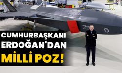 Cumhurbaşkanı Erdoğan'dan milli poz!