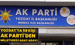 Yozgat'ta 58 kişi AK Parti'den milletvekili aday adayı