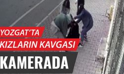 Yozgat'ta kızların kavgası kamerada