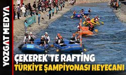 Çekerek'te Rafting Türkiye Şampiyonası Heyecanı