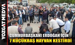Cumhurbaşkanı Erdoğan için 7 küçükbaş hayvan kestirdi