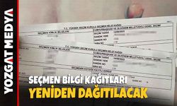 Seçmen bilgi kağıtları yeniden dağıtılacak