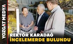 Rektör Karadağ İpek Böceği Tesisini İnceledi