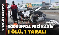 Sorgun'da feci kaza: 1 ölü, 1 yaralı