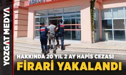 Yozgat’ta hakkında 20 yıl 2 ay hapis cezası bulunan firari yakalandı